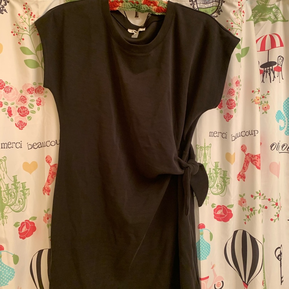 Cable & Gauge black casual mini dress